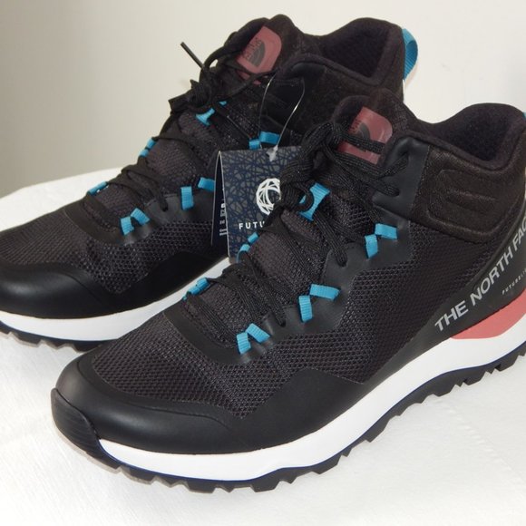 NEW Men The North Face Activist Mid FUTURELIGHT Waterproof Hiking Boots Black